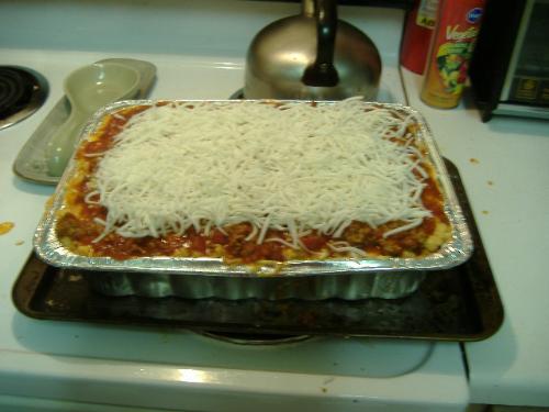 Bake Ziti Prep - Prepared baked ziti