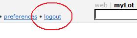 Do you logout? - For web sites that let you login, you can logout as well. But did you ever logout?