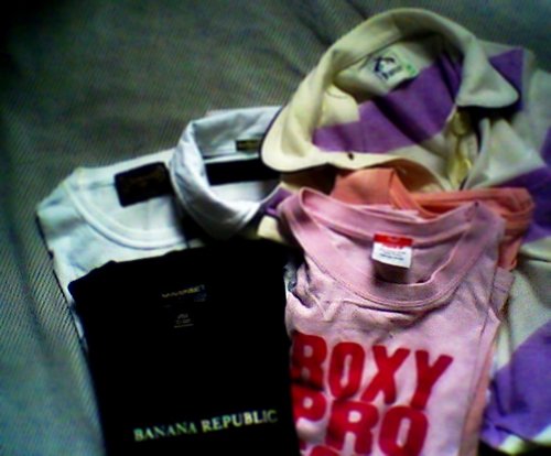 clothes - These are some of my clothes. I like them 'cause I personally picked and chose them.