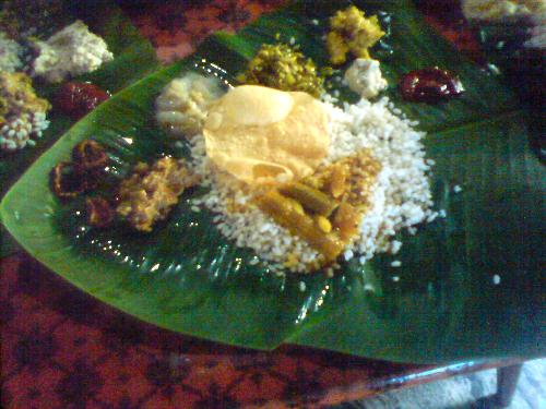 Food - This is a picture of what we cooked for the lunch on onam ...a south Indian festival