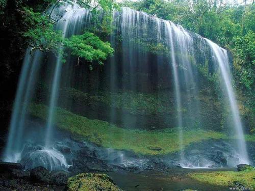 waterfall - a beautiful waterfall- the nature is so wonderful.