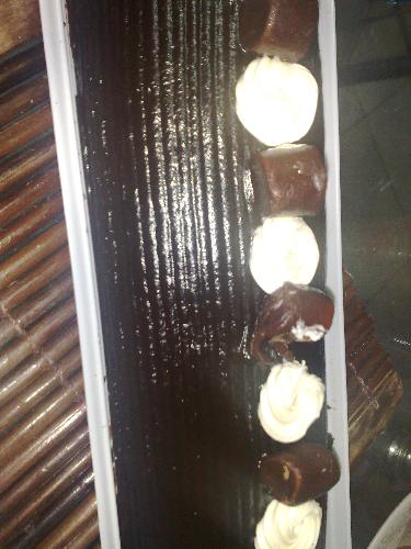 eating food - chocolate cake
