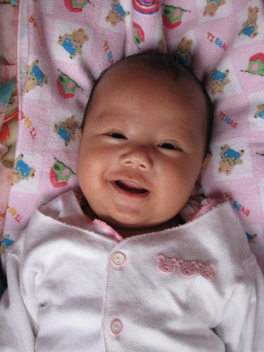 Gabriel's smile - Baby's smile, what does it mean? That is my little boy, Gabriel Janur Danu Fidelio.