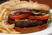 Burger - Picture of a tasty hamburger
