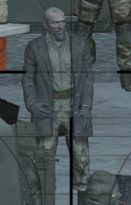 Zakhaev - Imran Zakhaev in COD4 before being shot but Lt. Price with a Barrett M82 Rifle.