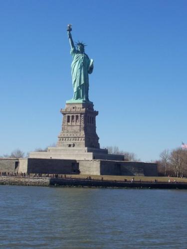 Statue of Liberty - There she is! The statue of Liberty, taken from a water taxi ride