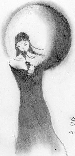 Romantic Prayer - Something I sketched one day.