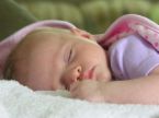 A baby - A cute baby sleeping..