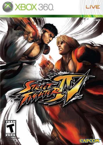 Street Fight IV for Xbox 360 - Game cover for street fighter IV 360