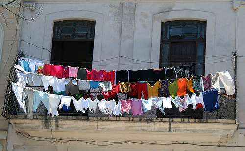 same washed laundry - when it is washed