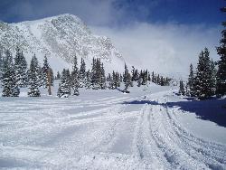 Wyoming Winter - These are the hills in Wyoming during a snow storm. It look way too cold for me.