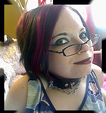 Feb 19 2009 - me wearing my first collar!!!! im so excited.
