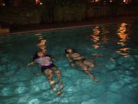 night swimming - we are having fun with our night swimming.