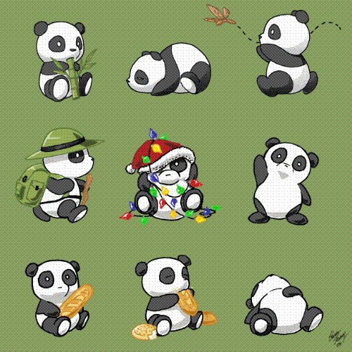 panda - 'Different pose of panda!!!!'