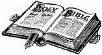 Word of God - A picture of a Bible that is open