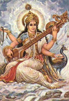 Saraswati devi - A godness of music