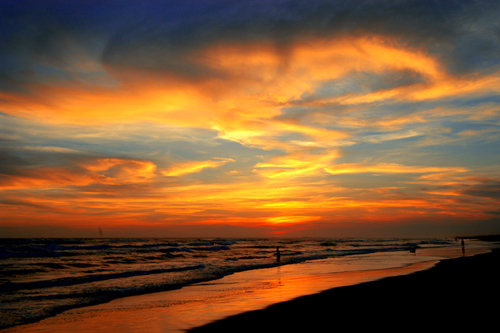 Parangtritis beach, Yogyakarta - The exotic Parangtritis beach at Yogyakarta.