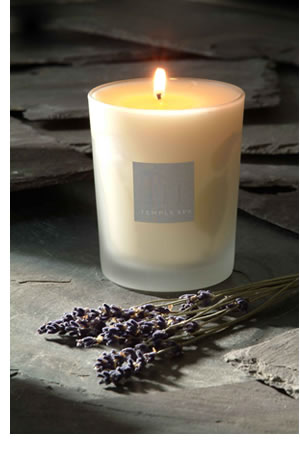 stress reliever - A candle with aroma. A good stress reliever for some.