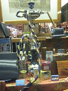 sheesha or hookah smoking - this is a sheesha also called as hookah..