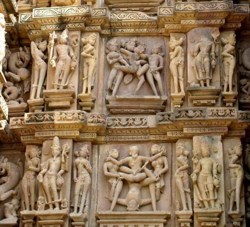 Erotic Statues in India - Very visual suggestions of the Gods....