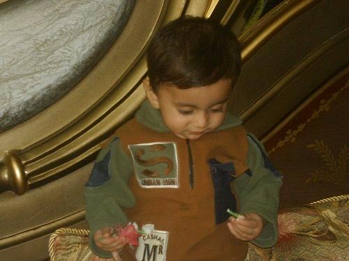 My dear son - when i get tired my work and seen my dear son sudais i foget all my tiredness and become fresh. this picture reflect the message of love for child