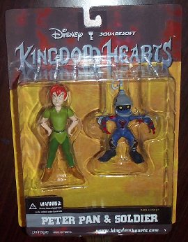 Peter Pan and a heartless - The Peter Pan figure from series 2