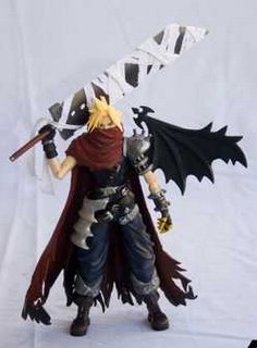 Cloud Strife KH figurine - a Kingdom Hearts action figure - Cloud Strife