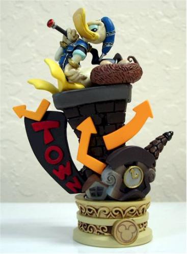 Kingdom Hearts chess piece - a rare and collectable chess piece featuring Donald and Travers Town