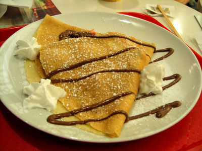 crepes - this is crepes I really love to eat:P