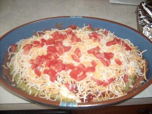 Refried Bean Dip - This is my homemade dip!