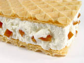 Ice Cream - Ice Cream sandwiched between two wafers