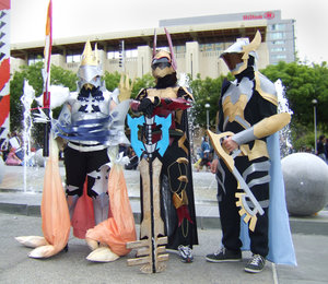 Kingdom Hearts cosplayers - some cosplayers dressing up a KH characters