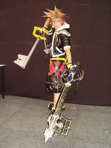 Dressing up as Sora - a really great Sora costume. Looked awesome!