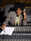 Music - Music producer listening to music