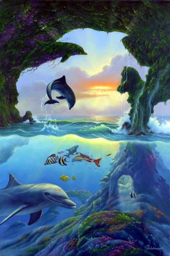 dolphins - No one will leave a place where a dolphin is dancing