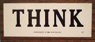 Think! - A simple message - Think!