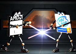 AMD vs INTEL - THE WAR BEGINS HERE!!!!!!!