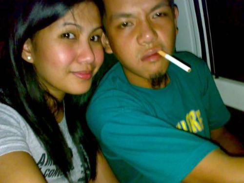 me and my hubby slash dada :) - as always on my way home he fetched me (and even send to work every morning haha :P) mwah.mwah