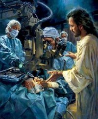Jesus the Doctor - I love this picture, especially from when my Brother being a doctor.