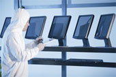 Computers - Computer technician working on computers