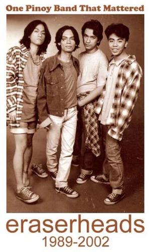 eraserheads - the greatest filipino band of all time. they're about to have another reunion concert this coming saturday, Marc 7, 2009. See you there! eraserheads - the greatest filipino band of all time. they're about to have another reunion concert this coming saturday, Marc 7, 2009. See you there!