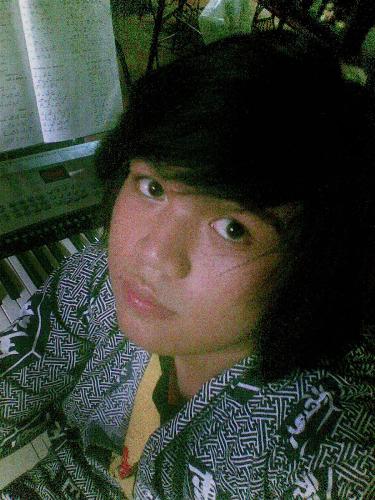 Playing Piano -  It was captured on July 2008