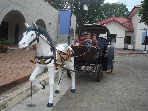 horsie - hanging out with family
