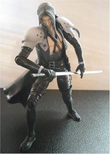 Sepiroth getting ready to strike - He better not be going after Aerith again. :(