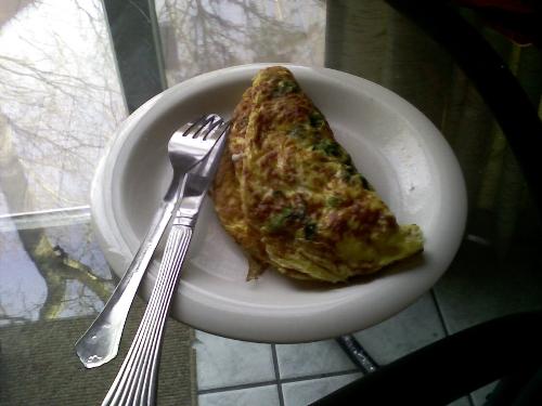 omelet - bacon cheese omelet