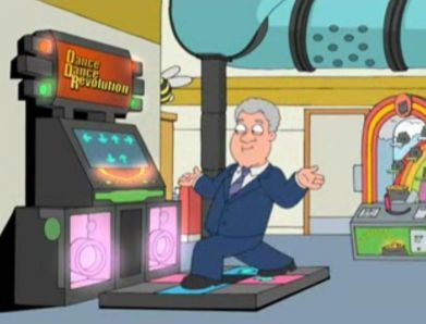 DDR meets Family Guy - DDR makes an appearance on an episode of Family Guy
