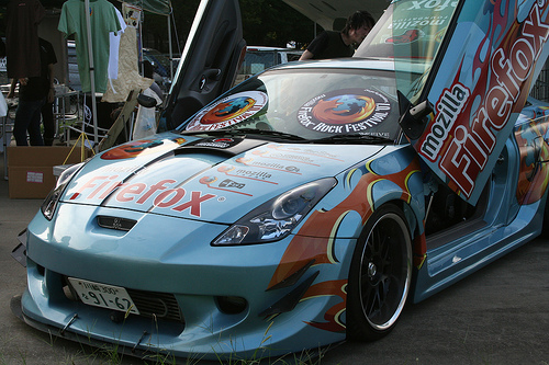 custom car - firefox tuned racing car..