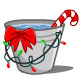 Festive Emergency Water Bucket - (special) (wearable)   It is always wise to have a bucket of water handy. This was given out by the Advent Calendar in Y10.