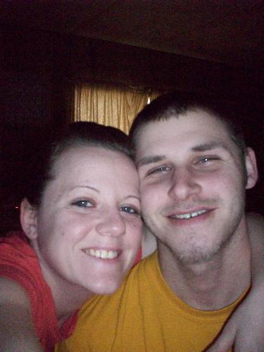 my wife and i - this is the 1st picture taken when we bought our digital camera.