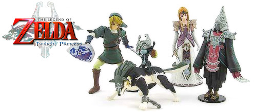 Zelda Twilight Princess toys - the complete set of Twilight Princess figurines